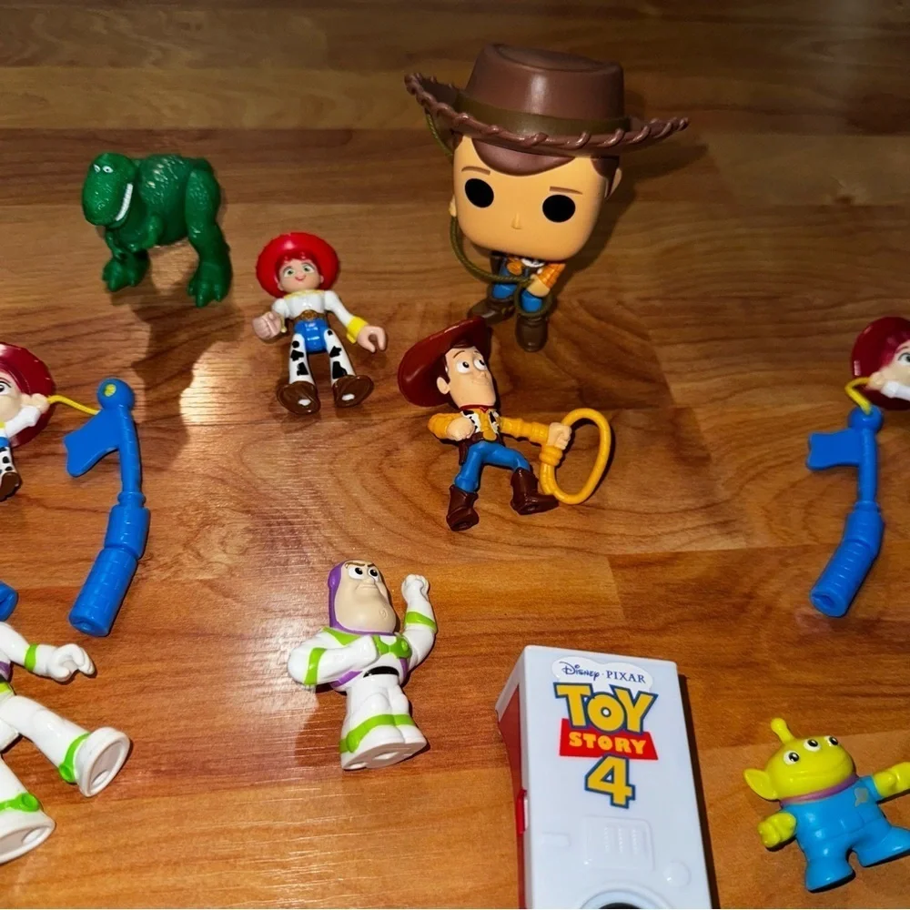 McDonalds Happy Meal Toys Toy Story 4 Disney Pixar Figures + Woody Funko Pop
